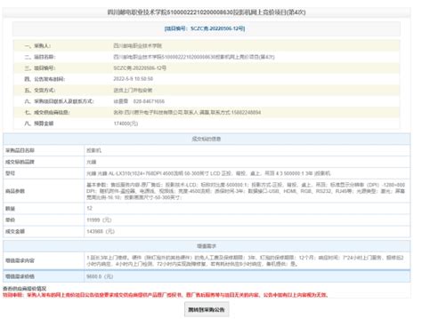 四川旅游学院网上竞价结果公告—学科和专业建设项目（0066、0067）-四川旅游学院