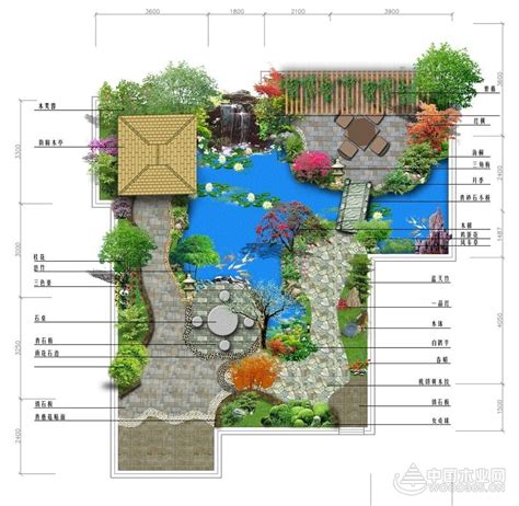 11张屋顶花园平面图供参考-中国木业网