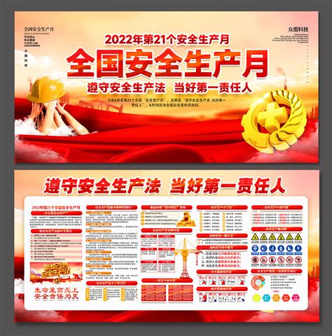 2019安全生产宣传展板设计图片下载_红动中国