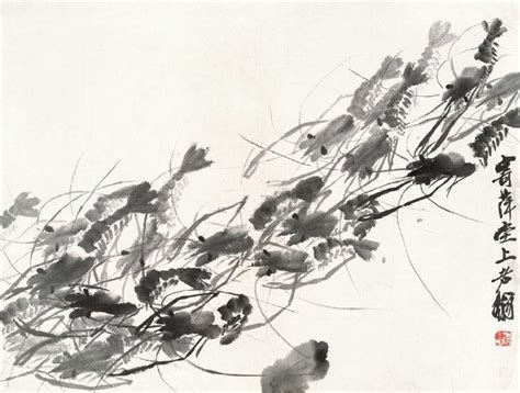 画虾的艺术家，齐白石及其后人作品欣赏_宁波频道_凤凰网