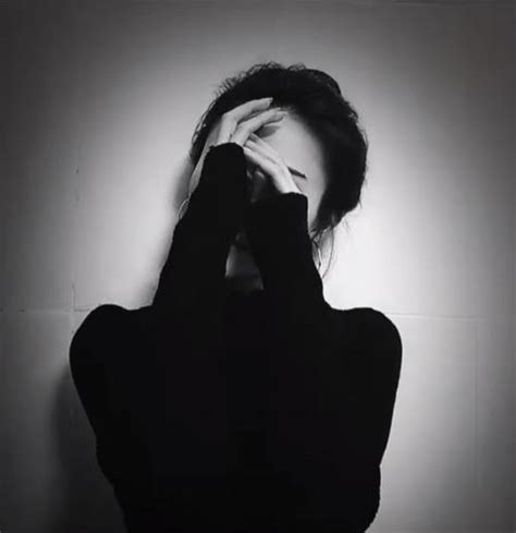 女生头像非主流黑色