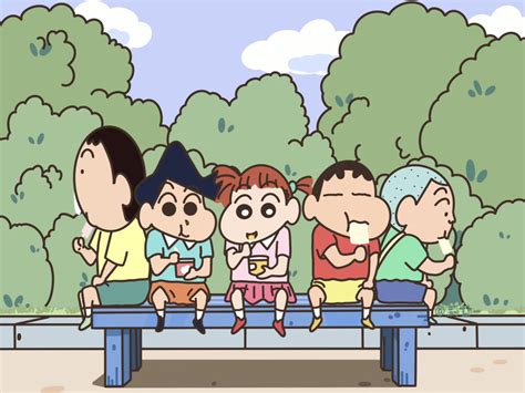 蜡笔小新电脑iPad桌面壁纸图片