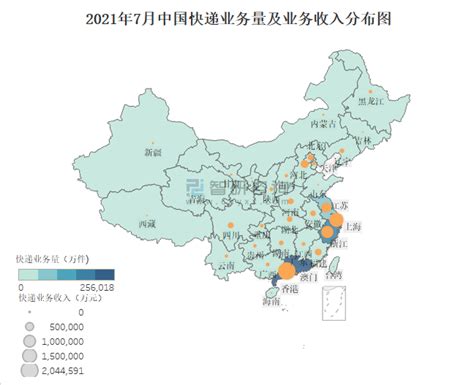 2021年7月广安市快递业务量与业务收入分别为137.5万件和2180.89万元_智研咨询