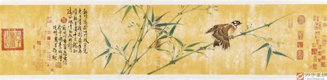 曲逸之 四尺对开《新竹》 中国美术学院著名花鸟画家 - 竹子画 - 99字画网