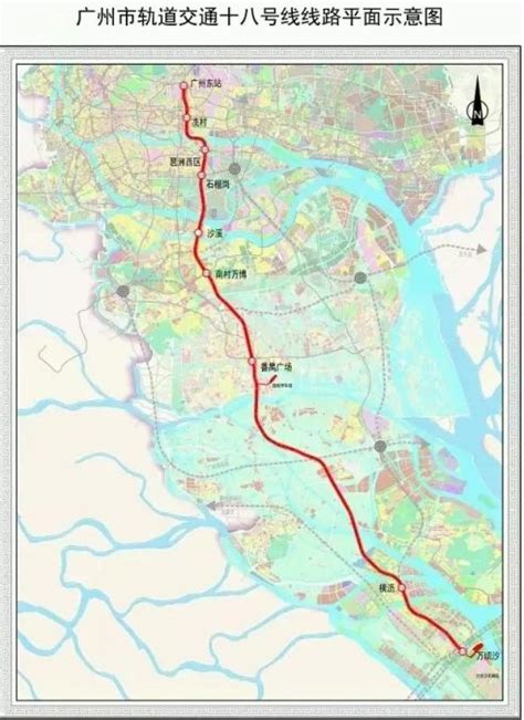 广州地铁18号线攻略（线路图+站点+开通时间）- 广州本地宝