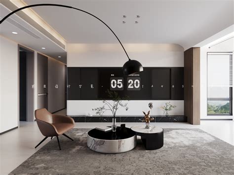 200平极致简约风设计公司办公室装修方案-设计风尚-上海勃朗空间设计公司