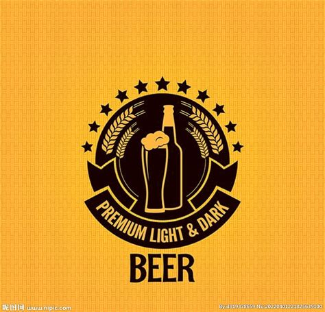 啤酒和啤酒商标矢量图片(图片ID:998997)_-餐饮美食-生活百科-矢量素材_ 素材宝 scbao.com
