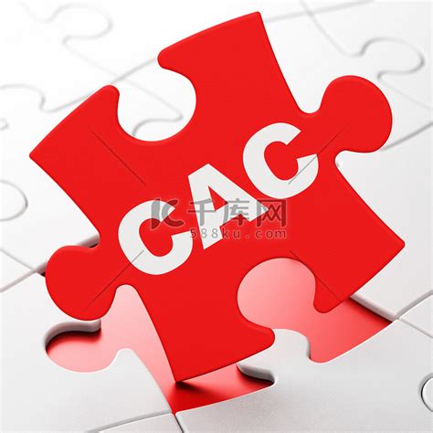 股市指数概念：CAC 拼图背景高清摄影大图-千库网