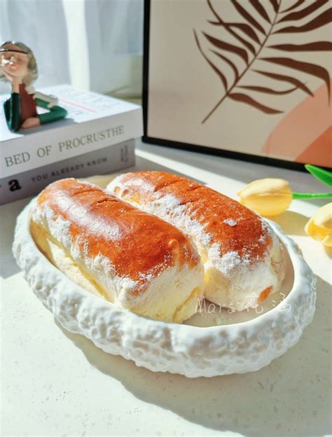 【老奶油面包（咸奶油老式）面包机揉面 轻松出手套膜的做法步骤图】花涵yu_下厨房