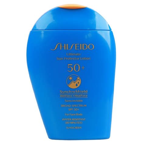 Shiseido资生堂蓝胖子防晒霜SPF50 新艳阳夏臻效水动力防晒乳150ml大容量