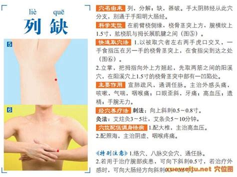 列缺准确位置图图片