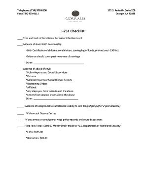 24 Printable i-751 checklist Forms and Templates - Fillable Samples in ...