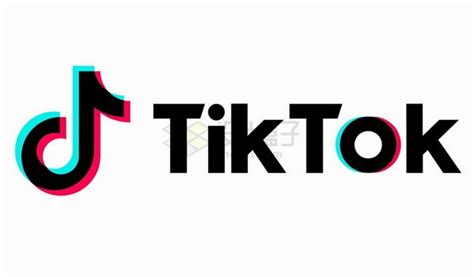 英文版抖音 Tik Tok APP logo标志png图片素材 - 设计盒子