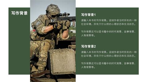 军事报刊杂志阅读分享/读书报告 - PPTBOSS - PPT模板免费下载