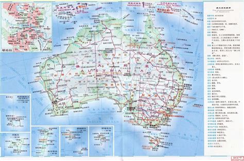 澳大利亚旅游地图、澳大利亚公路、航海线、铁路和机场交通地图_海外房产新闻_外房网