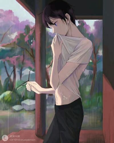 动漫男生腹肌图片