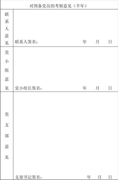 15-预备党员考察表样本_word文档免费下载_文档大全