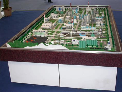 中国石化规划沙盘 - 工业流程模型 - 华野