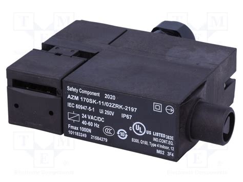AZM 170SK-11/02ZRK-2197 24VAC/DC SCHMERSAL - Safety switch: bolting ...