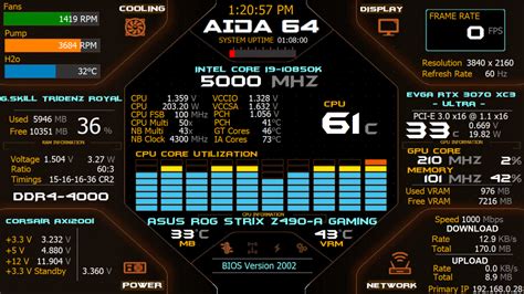 Mars-V2_1920X1080_Aida64_LCD模板_Aida64交流