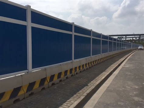 PVC临时围挡 塑料围挡 彩钢围挡 可移动地铁施工围挡 临时封闭式-阿里巴巴