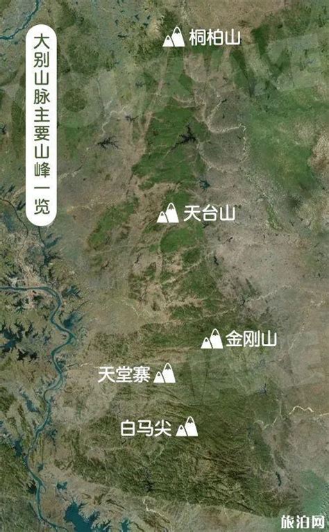 大别山地图图片