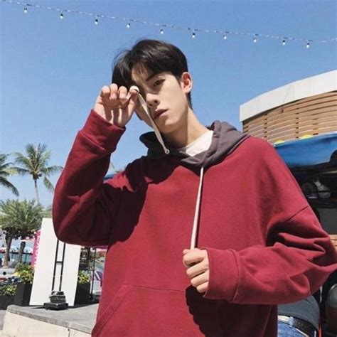 非主流头像红色男