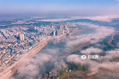 航拍广安城市风光 图片 | 轩视界
