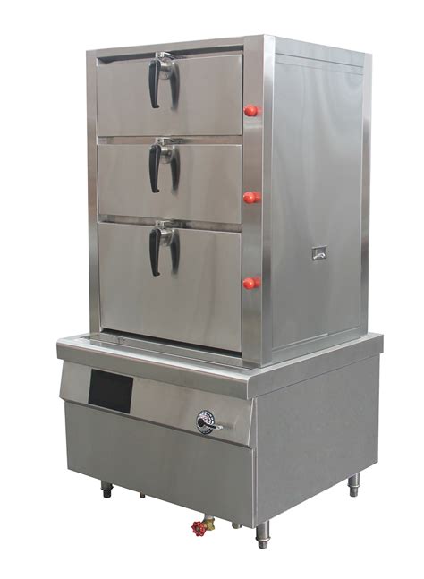 燃气三门海鲜蒸柜定制款 - 上海厨鼎厨房设备有限公司