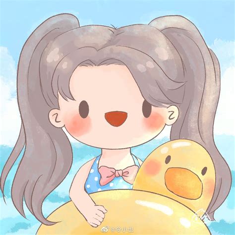 夏日头像甜美女生可爱