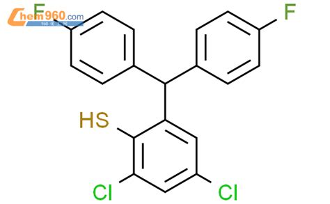 116041-84-0_Benzenethiol, 2-[bis(4-fluorophenyl)methyl]-4,6-dichloro ...