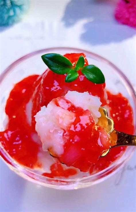 山药草莓圣代,山药草莓圣代的家常做法 - 美食杰山药草莓圣代做法大全