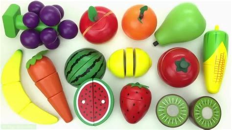 玩具启蒙，小萝莉玩切水果玩具，教大家学习颜色和认识水果_腾讯视频