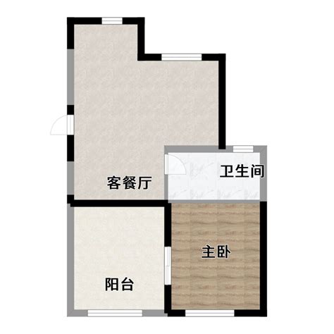 上海市普陀区 中远两湾城小区3室2厅1卫 114m²-v2户型图 - 小区户型图 -躺平设计家