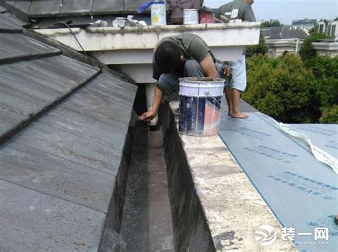 坡屋面檐沟的防水结构及其施工方法与流程