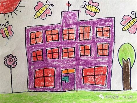 画小学学校,最美校园画,画一幅自己学校的图画_大山谷图库
