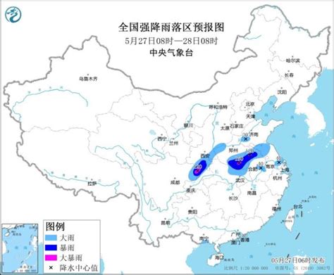 暴雨蓝色预警继续发布：江汉及沿淮地区等地有较强降雨_黄河新闻网