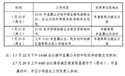 2022年桂林市区小升初及市直属小学招生入学工作日程安排表_小升初网