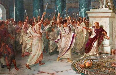 杀死凯撒的布鲁图是他的儿子？44年3月15日罗马独裁者恺撒遇刺_萨沙讲史堂_新浪博客