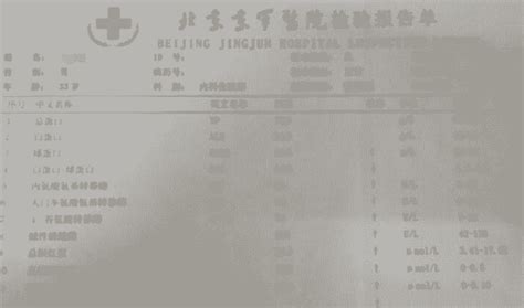 肝肾功能化验单,肝肾能,肝肾能化验单图片_大山谷图库