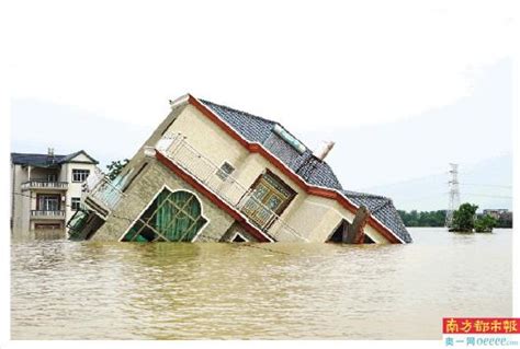 被洪水吞噬的村庄 特大洪水冲毁家园纪实照片_青通社