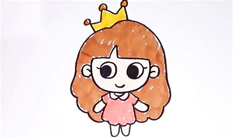 美丽的公主怎么画 公主简笔画 公主卡通画 简单的公主绘画教程[ 图片/20P ] - 才艺君