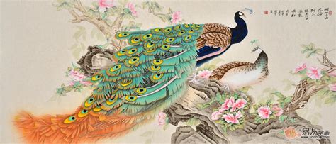当代画家羽墨笔下的孔雀 最有故事的孔雀图 - 日志 - 易从网花鸟画 - 书画家园