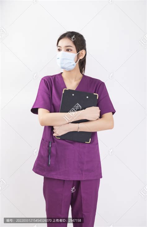 护士服长袖短款分体套装全套紫色血透手术室急诊科医院医护工作服-阿里巴巴