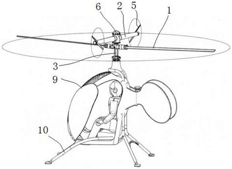 一种涵道螺旋桨推力共轴双旋翼直升机的制作方法