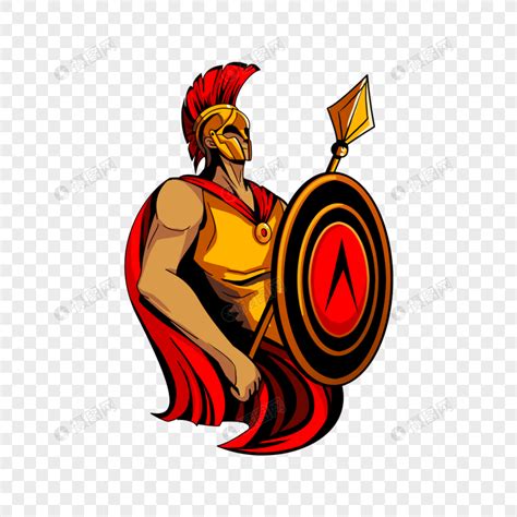古希腊斯巴达战士勇士元素素材下载-正版素材402043075-摄图网
