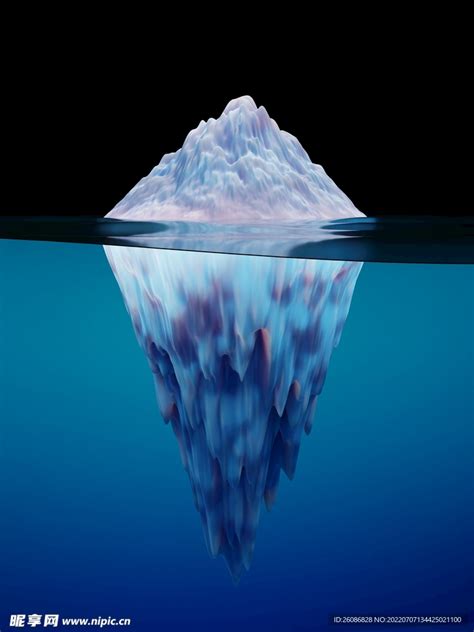几何立体冰山一角矢量素材设计图__图片素材_其他_设计图库_昵图网nipic.com