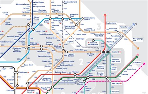 London Overground North London Line station list & map