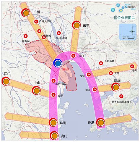 广州南沙2020规划图,南沙港快速路,广州南沙保税港区_大山谷图库