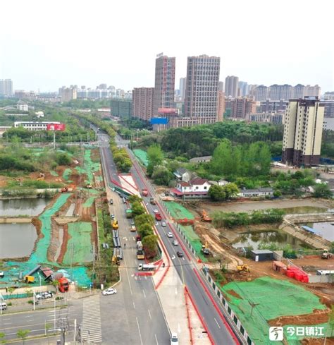 346国道镇江城区段城市化改造工程进入全线作业阶段 _今日镇江